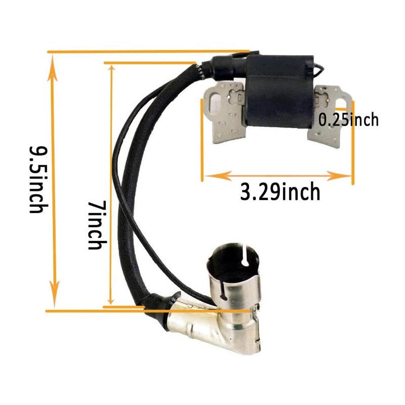 Chikia 951-12220 751-12220 Ignition Coil for MTD Troy Bilt Craftsman Cub Cadet LT4200 LT1500 R1000 T1000 T1200 XT1-LT42 8P92ZU 452cc Lawn Riding Mower - Image 2